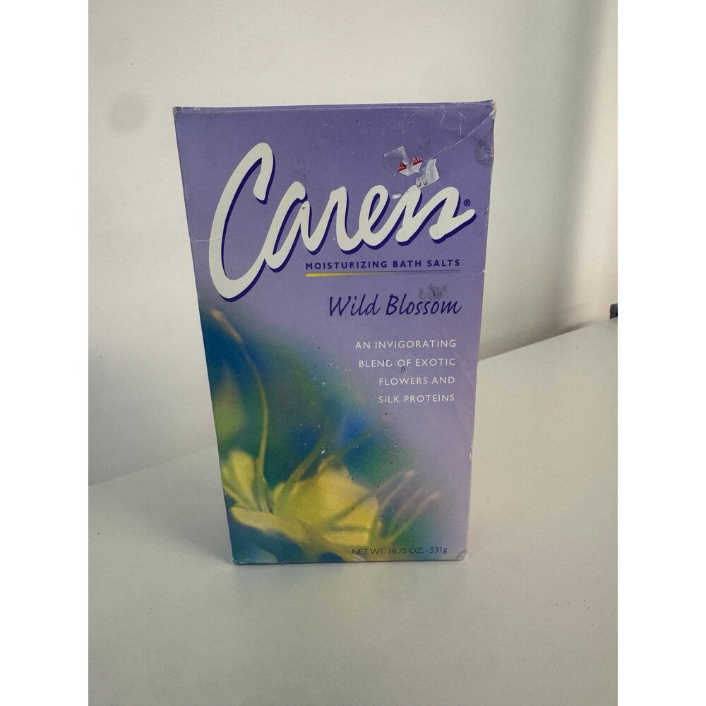 Caress Wild Blossom Moisturizing Bath Salts Floral New Rare Discontinued 1 Box